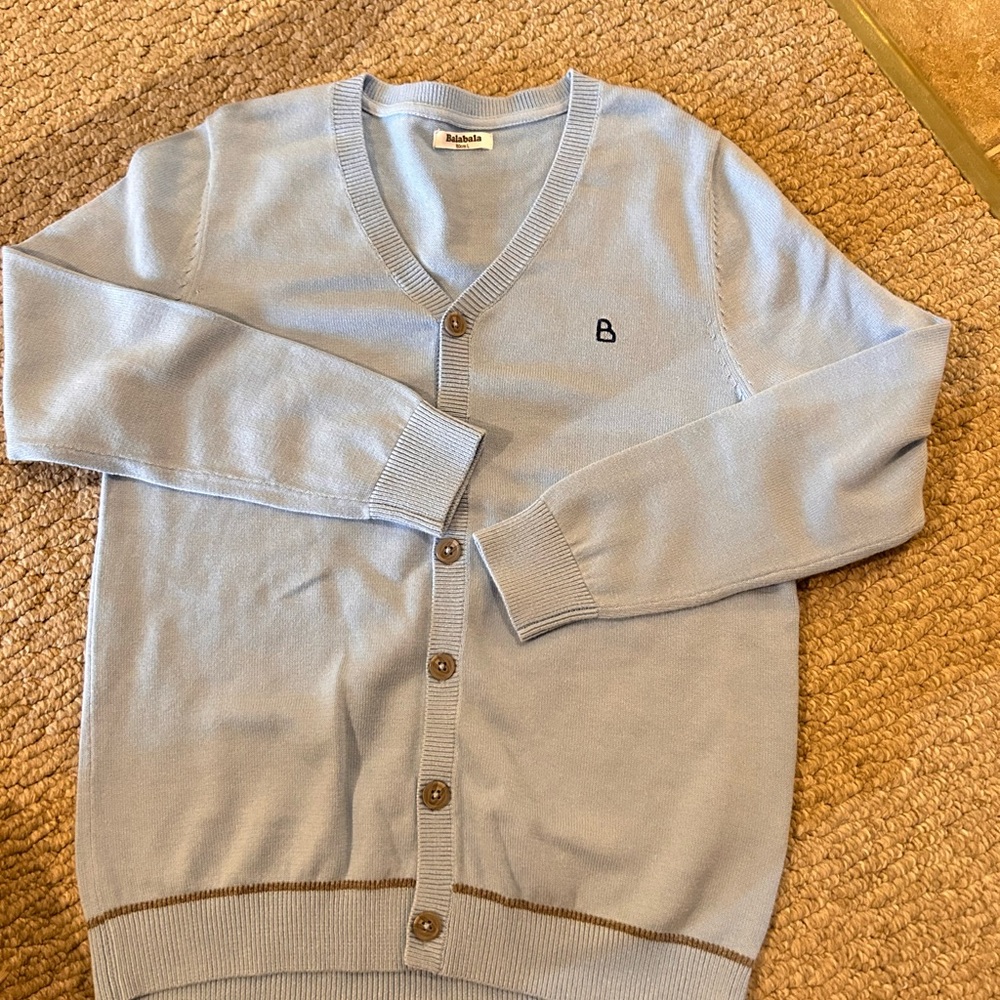 Cardigan Sweater - Light lue